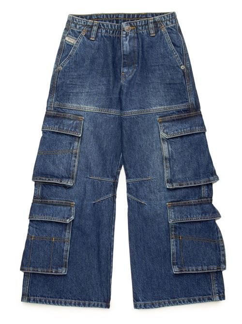 Jeans bambina cargo D-Sire DIESEL KIDS | J01725KXBLUK01